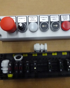 Control panel manure storage